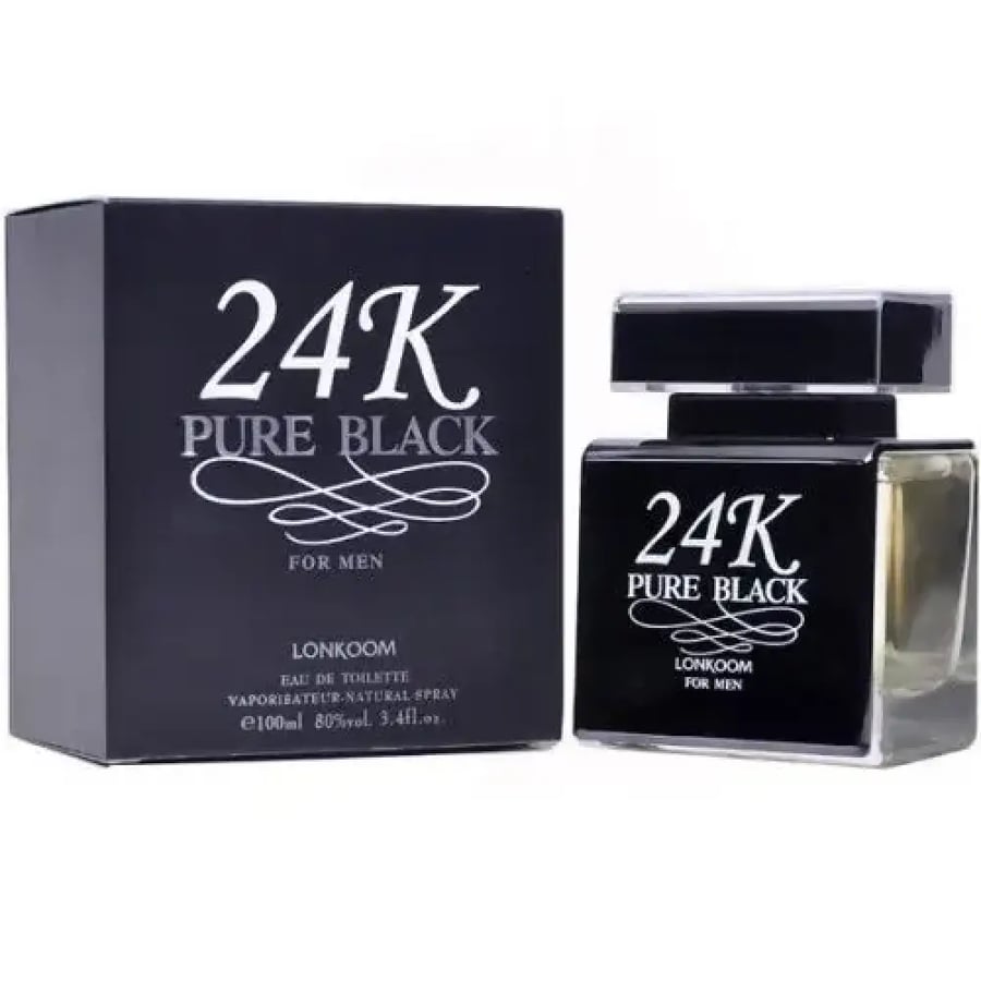 عطر 24 كيه بيور بلاك من لانكوم 100 مل للرجال عطر 24 كيه بيور بلاك من لانكوم 100 مل للرجال