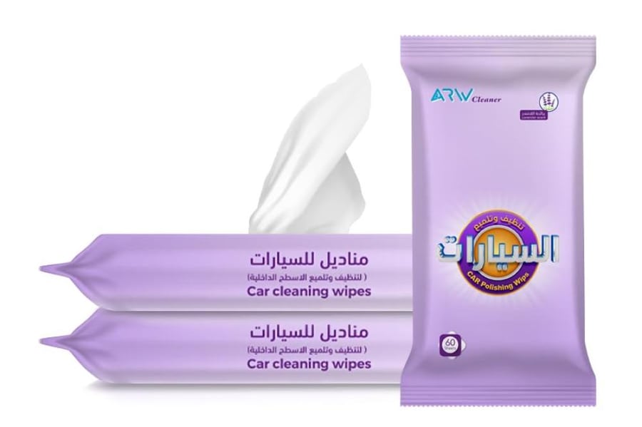مناديل تنظيف وتلميع السيارات