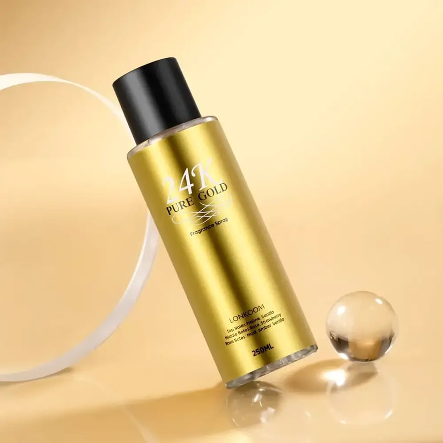لونكوم ذهب عيار ٢٤ قيراط معطر للجسم ٢٥٠ مل نسائي