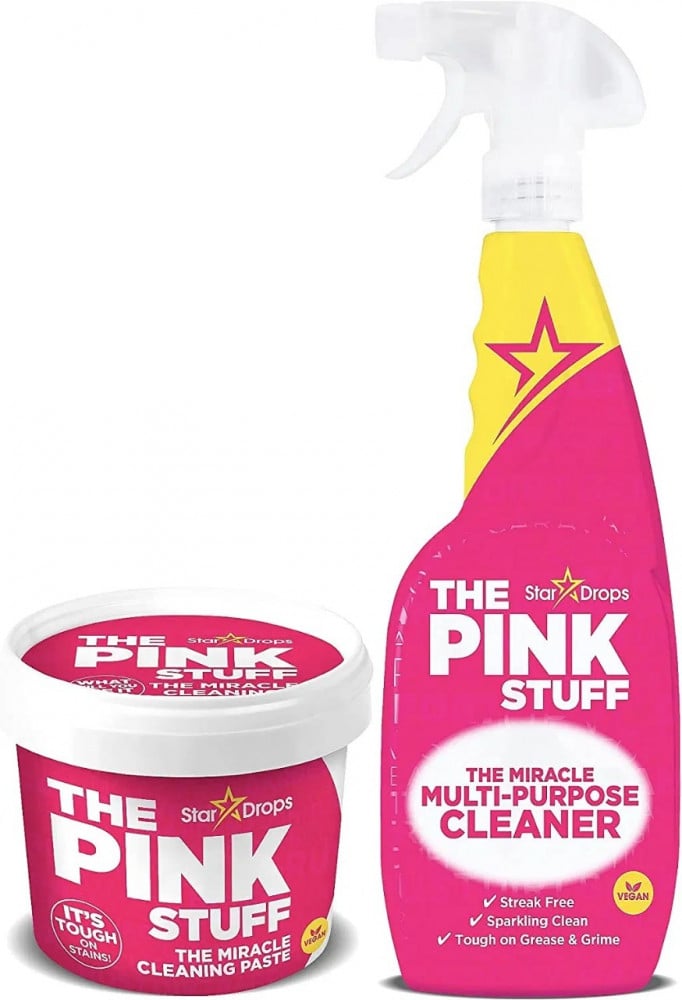 الحزمة الأكثر مبيعاً (منظف ثنائي من ذا بينك ستاف The pink stuff)