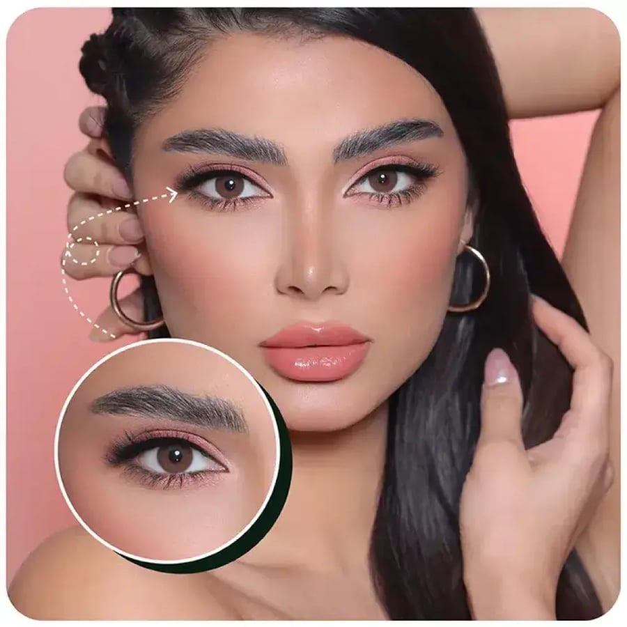 عدسات شهرية ثرى دى كلرز - براون