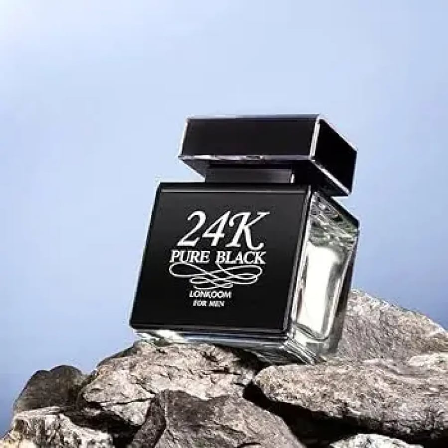 عطر 24 كيه بيور بلاك من لانكوم، 100 مل، للرجال