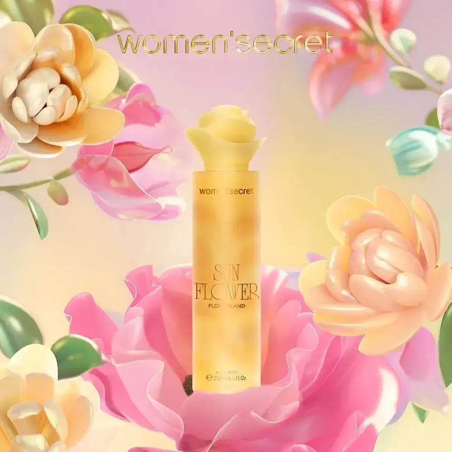 ومن سيكرت معطر جسم صن فلور فلور لاند - 250مل