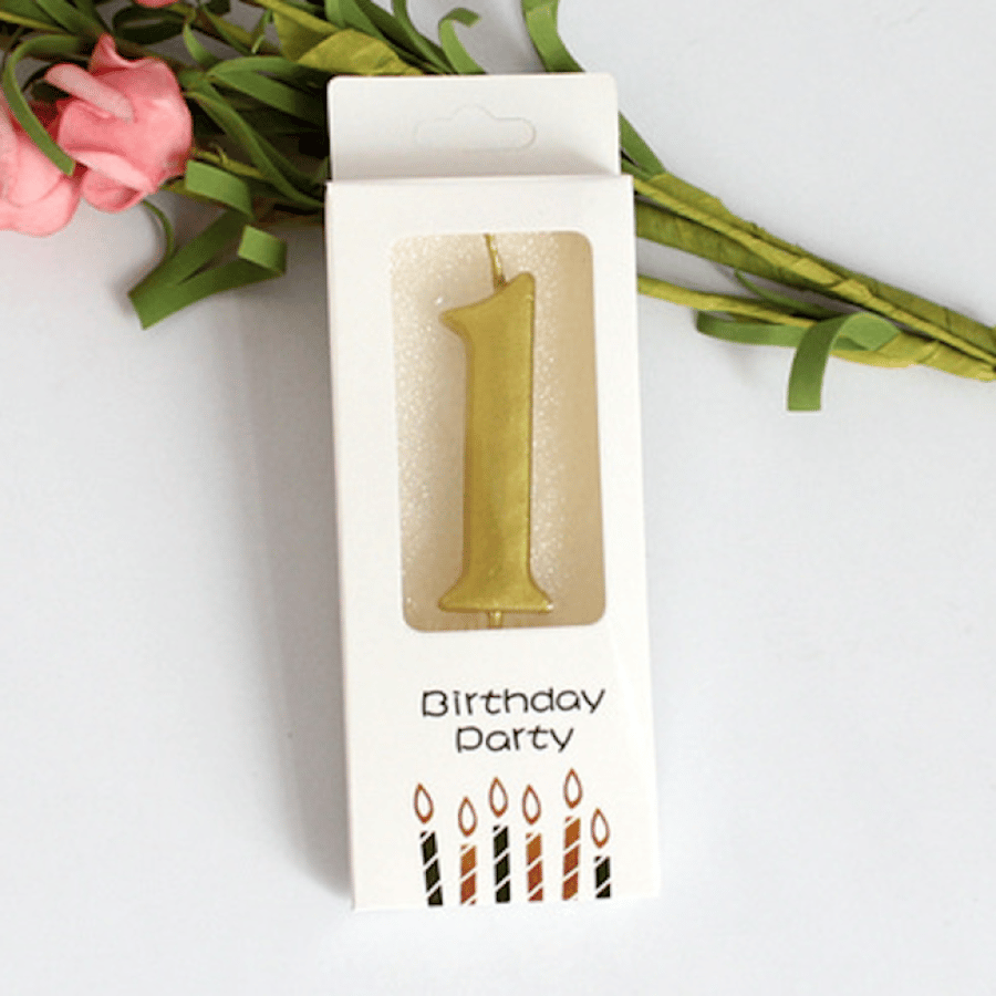 Gold Candle Number 1