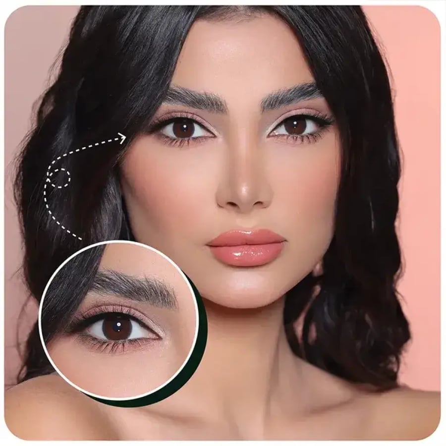 عدسات شهرية ثرى دى كلرز - اوكر