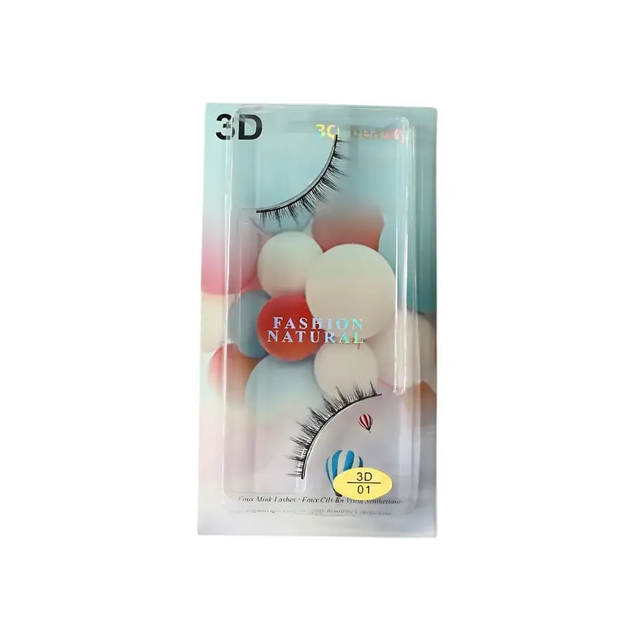 ثري كيو بيوتي رموش شعرصناعي 3d -560
