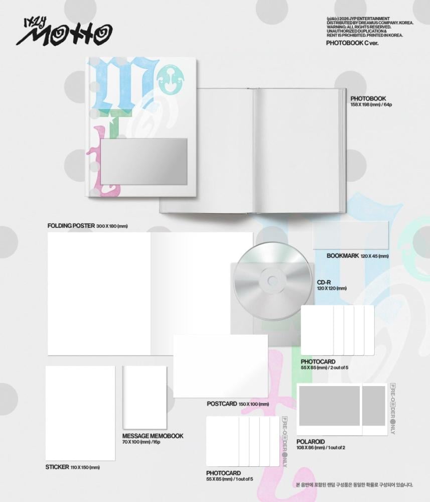 ITZY - [MOTTO] Mini Album PHOTOBOOK RANDOM Version