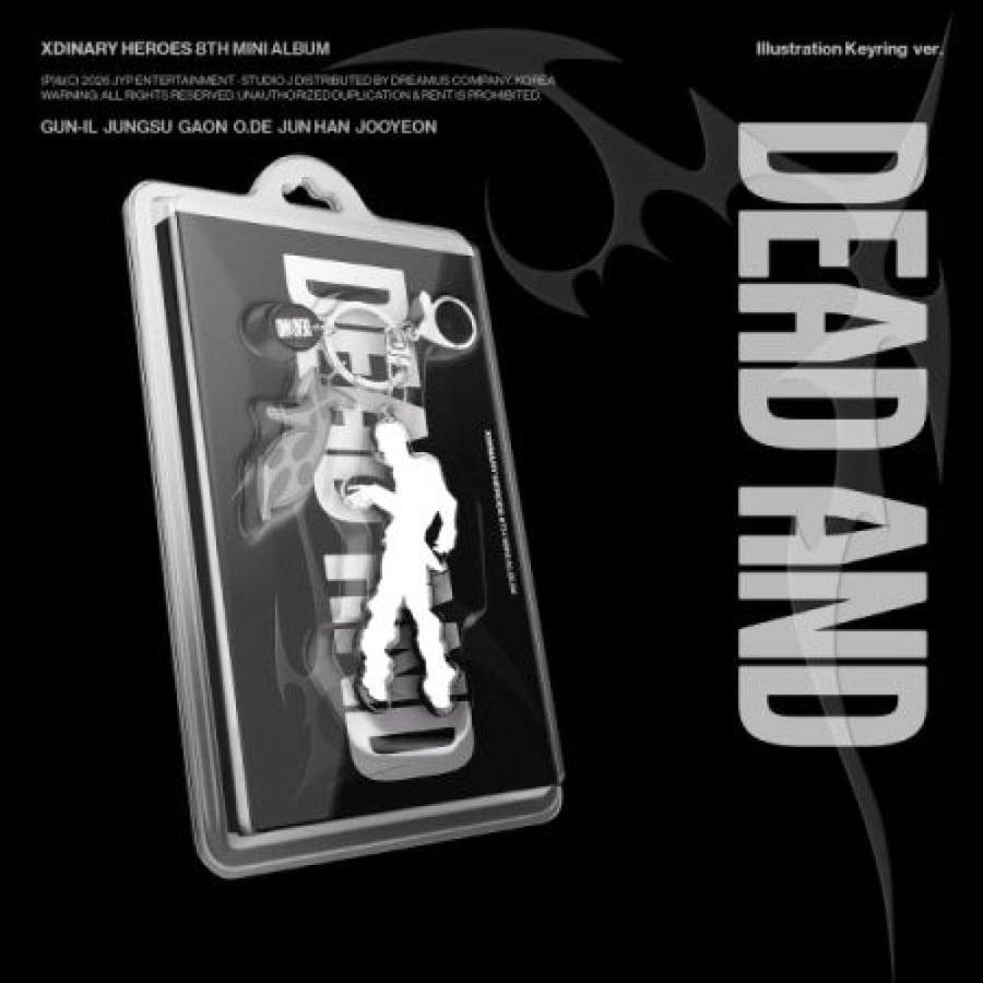 Xdinary Heroes - [DEAD AND] 8th Mini Album ILLUSTRATION KEYRING RANDOM Version