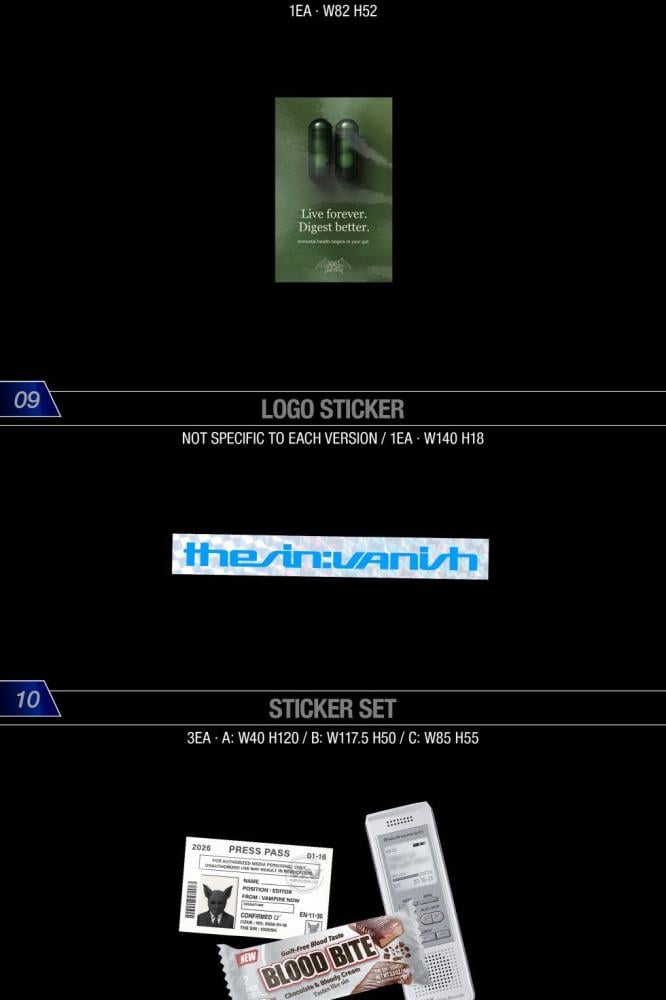 ENHYPEN - [THE SIN : VANISH] 7th Mini Album RANDOM Version