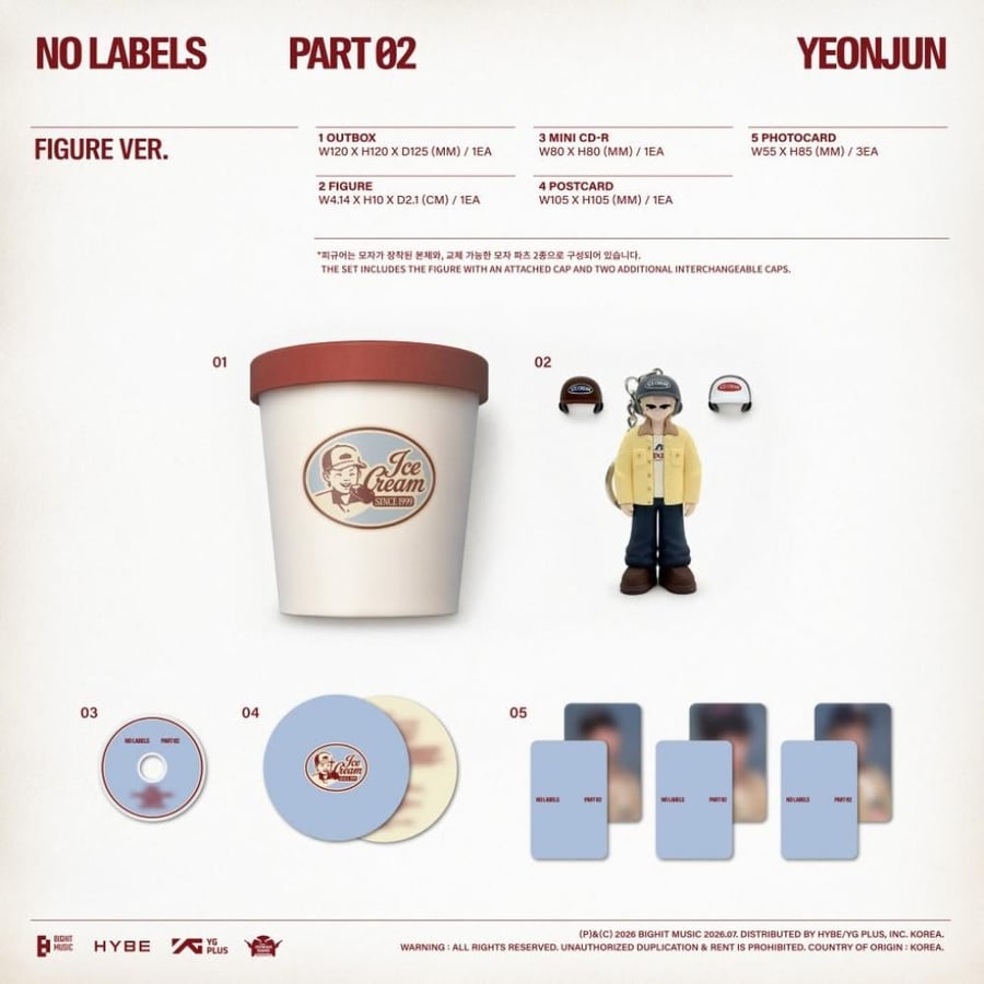 YEONJUN - [NO LABELS : PART 02] FIGURE Version