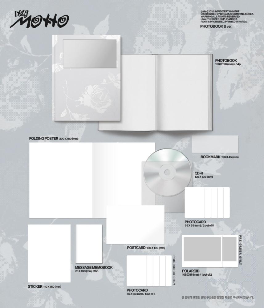 ITZY - [MOTTO] Mini Album PHOTOBOOK RANDOM Version