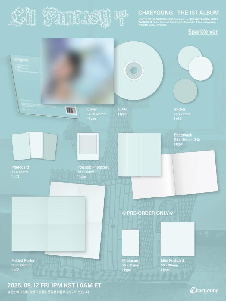 CHAEYOUNG (TWICE) - [LIL FANTASY VOL.1] 1st Album DIGIPACK SPARKLE Version
