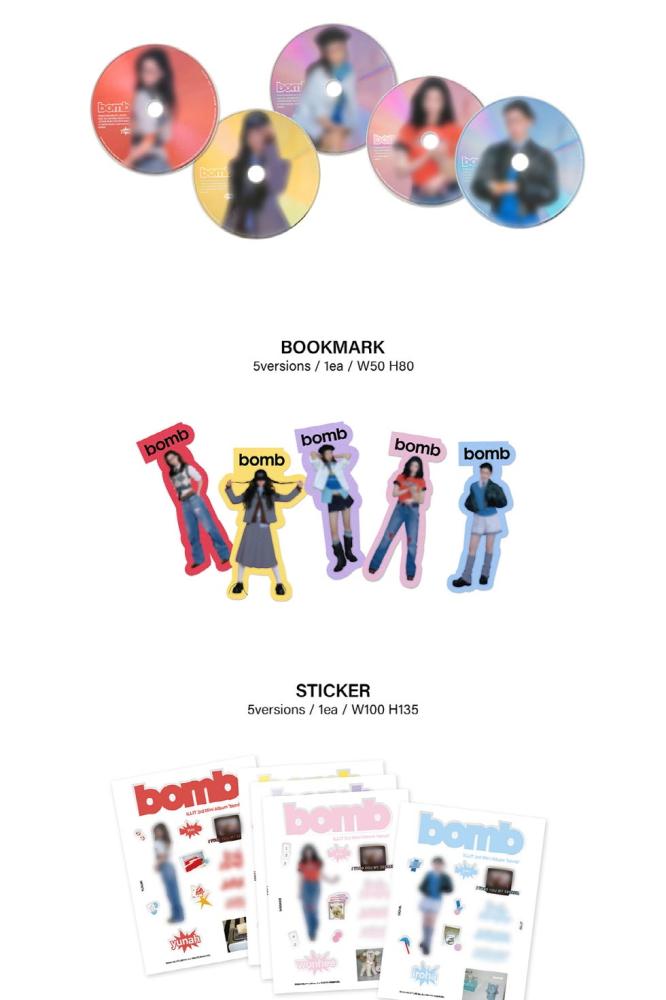 ILLIT - [BOMB] 3rd Mini Album GLLIT RANDOM Version