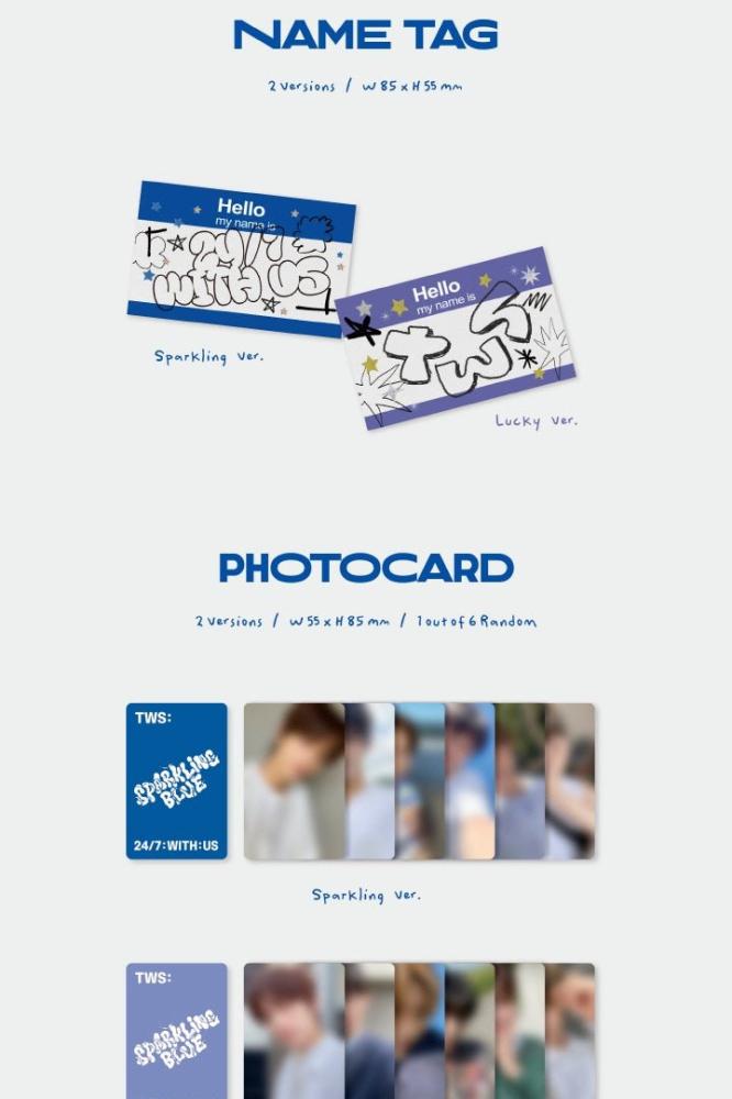 TWS - [SPARKLING BLUE] 1st Mini Album RANDOM Version