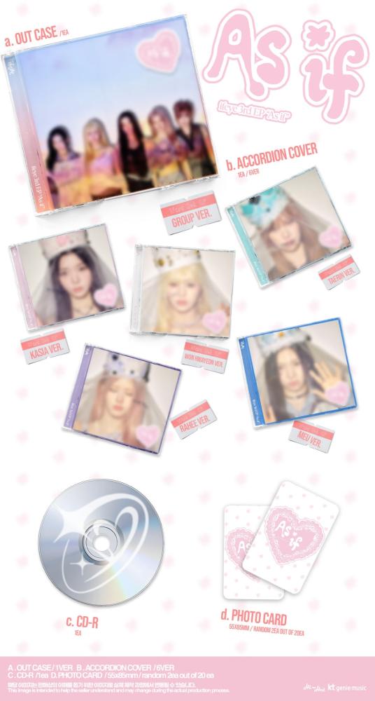 ifeye - [AS IF] 3rd EP Album JEWEL RANDOM Version