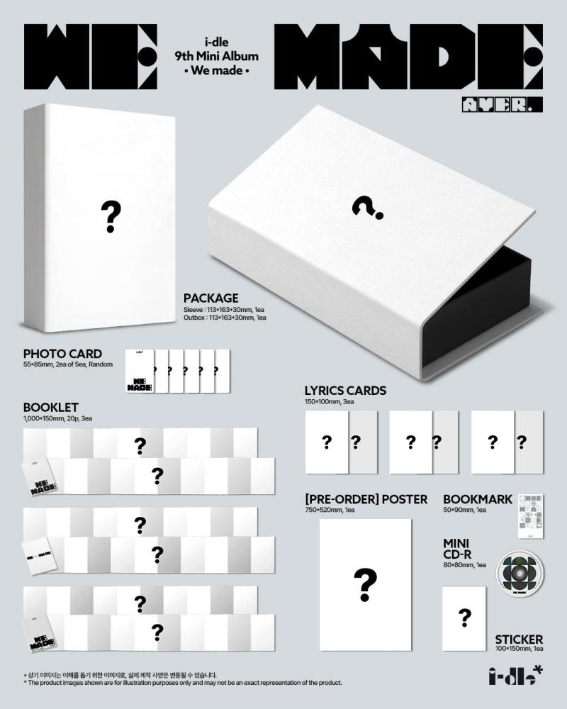 I-DLE - [WE MADE] 9th Mini Album A Version