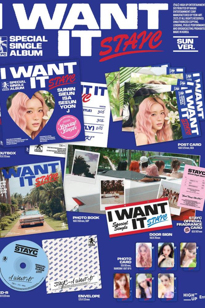 STAYC - [I WANT IT] Special Single Album RANDOM Version