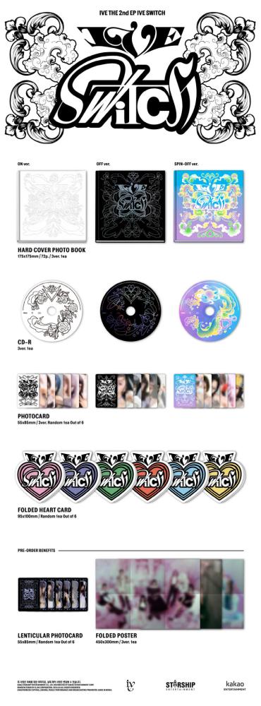 IVE - [IVE SWITCH] 2nd EP Album RANDOM Version