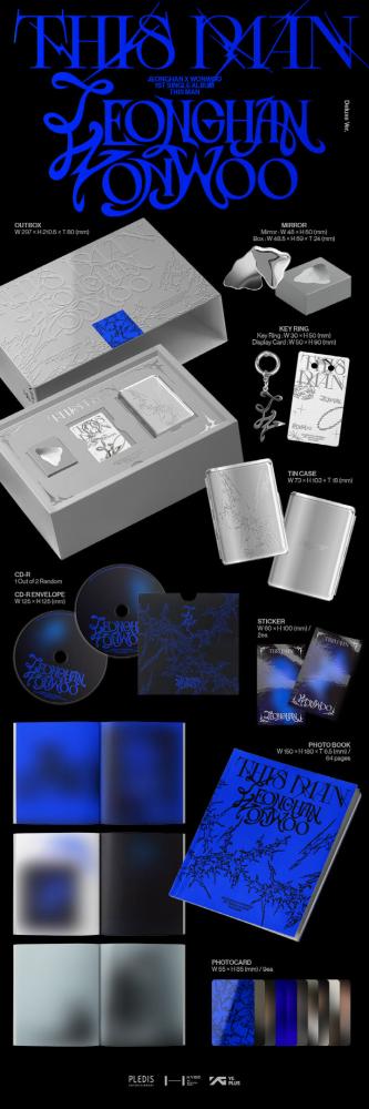 JEONGHAN X WONWOO (SEVENTEEN) - [THIS MAN] 1st Single Album DELUXE Version