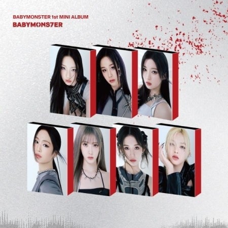 BABYMONSTER - [BABYMONS7ER] 1st Mini Album YG TAG ALBUM RANDOM Version