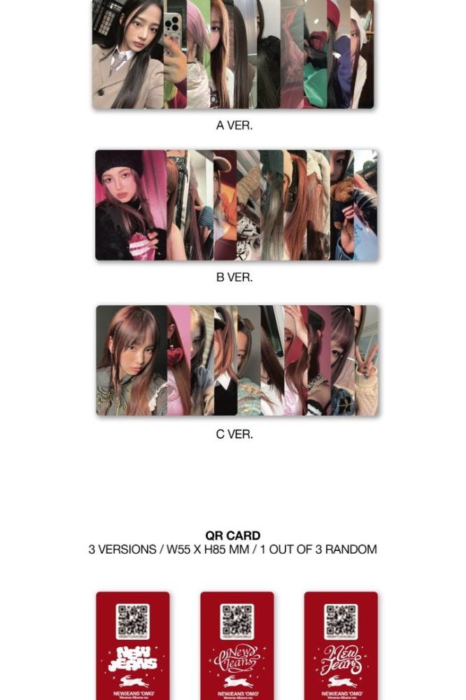 NEWJEANS - [OMG] 1st Single Album WEVERSE ALBUM Version