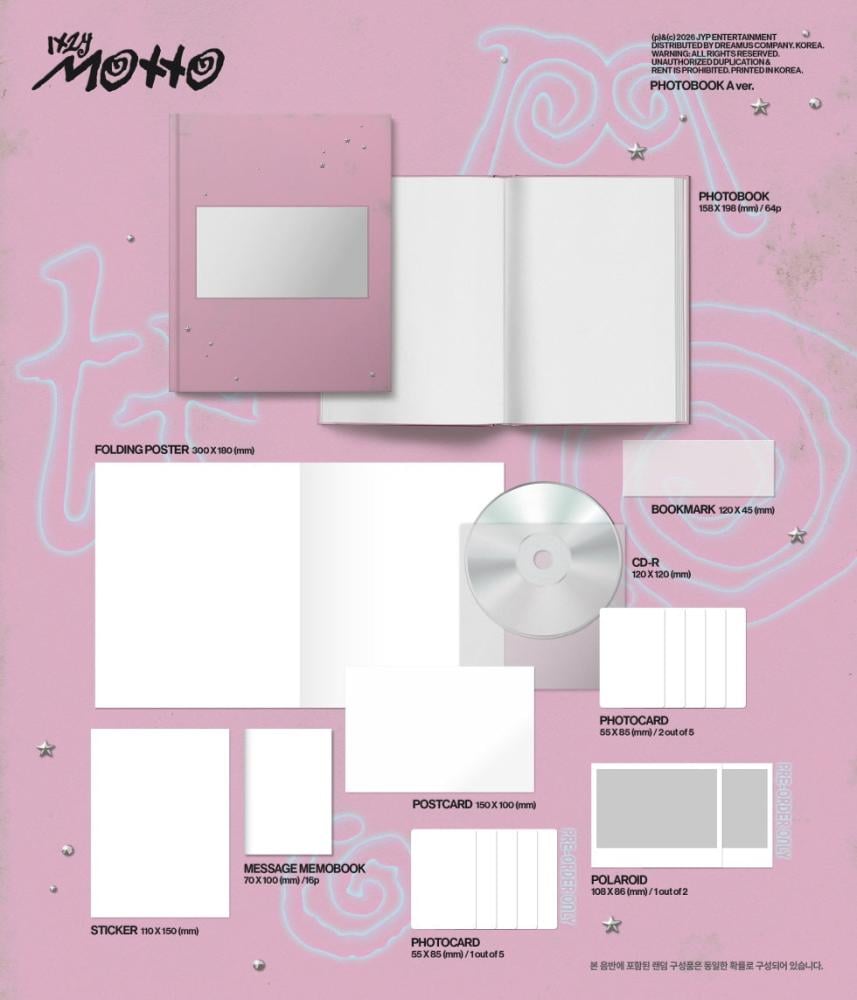ITZY - [MOTTO] Mini Album PHOTOBOOK RANDOM Version
