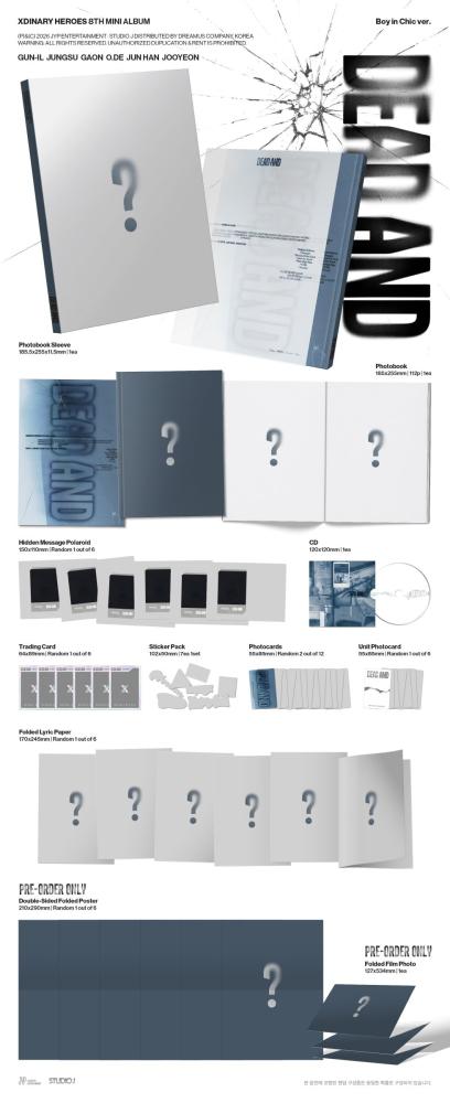 Xdinary Heroes - [DEAD AND] 8th Mini Album PHOTOBOOK RANDOM Version