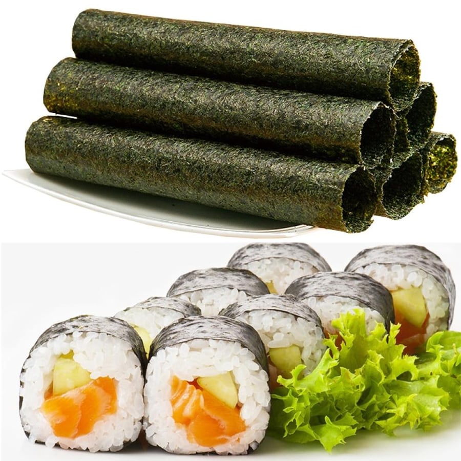 Japanese Yaki Nori Gold Roasted Seaweeds Sheets 50 pcs