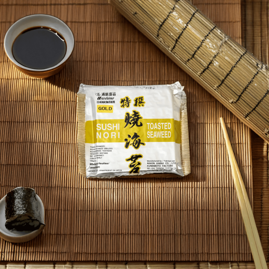 Japanese Yaki Nori Gold Roasted Seaweeds Sheets 50 pcs
