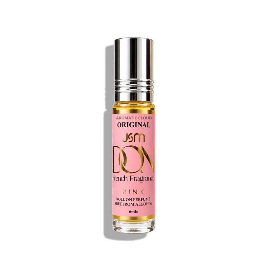 زجاجة عطر دون رول roll don وردي  - 6 مل