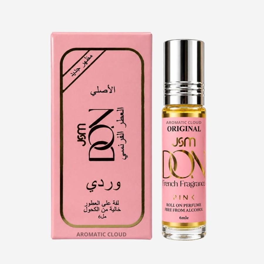عطر دون رول roll don وردي  - 6 مل