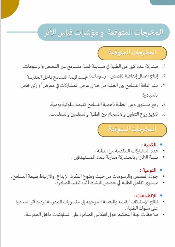 مبادرة بالتسامح نسمو - مناسبة لجميع المراحل الدراسية