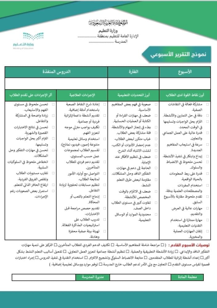 تقارير الإنجاز اليومية و الأسبوعية و الشهرية