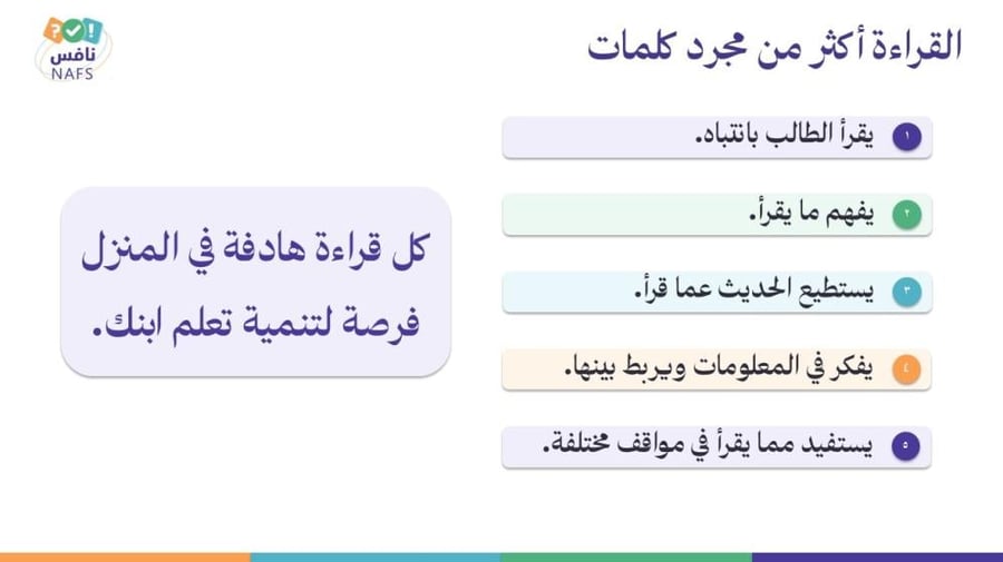 ورشة الاختبارات الوطنية نافس لأولياء الأمور - معًا لدعم أبنائنا نحو تعلم أفضل‬