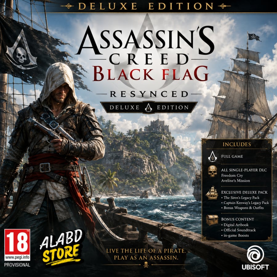 Assassin's Creed Black Flag Resynced Deluxe حساب ستيم شخصي PC