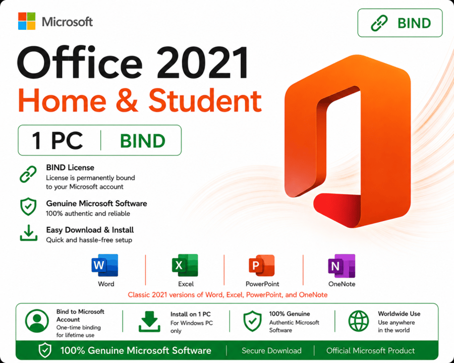 Office 2021 Home & Student 1PC [BIND]