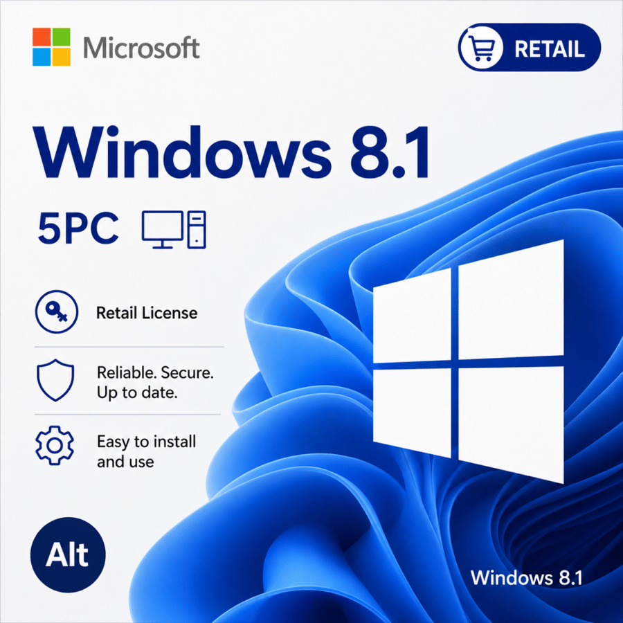 Windows 8.1 5PC [Retail]