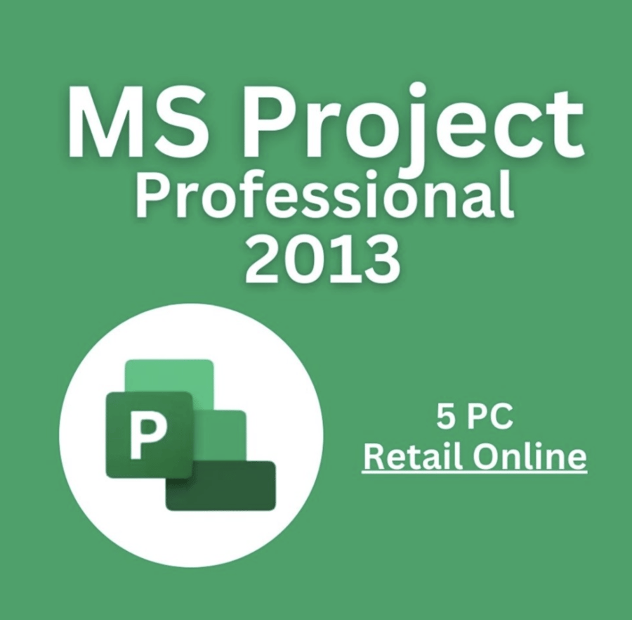 Project 2013 Professional 5PC [Retail Online]