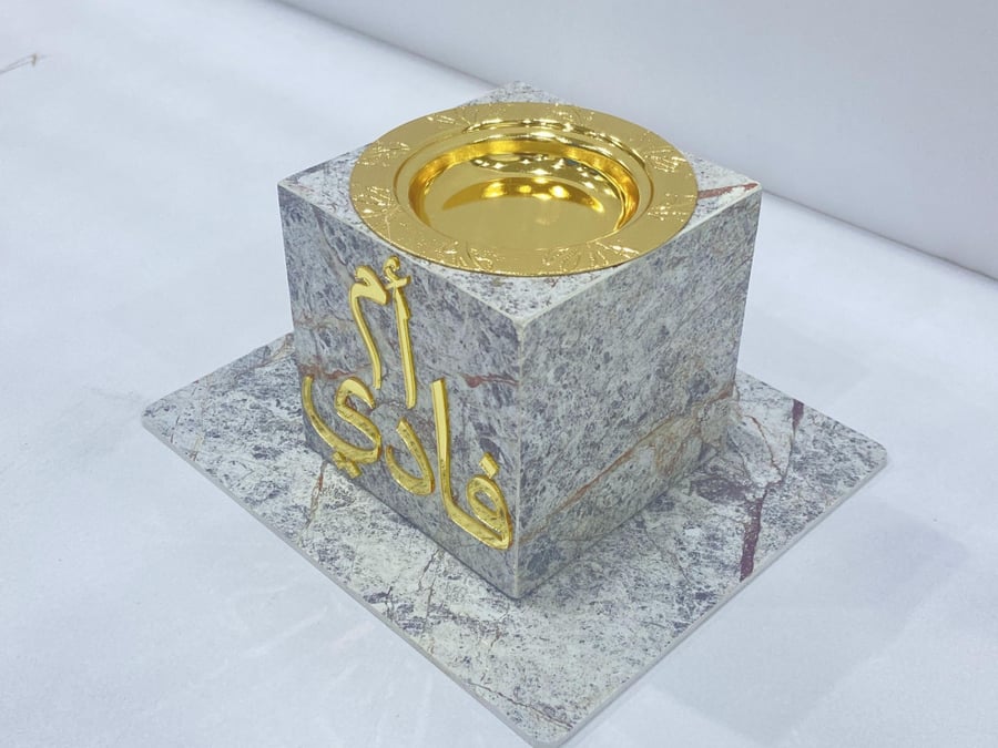 Incense burner with tray