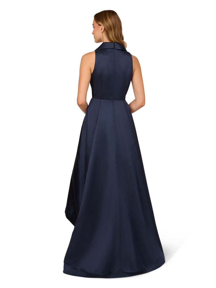 Sleeveless asymmetric dress
