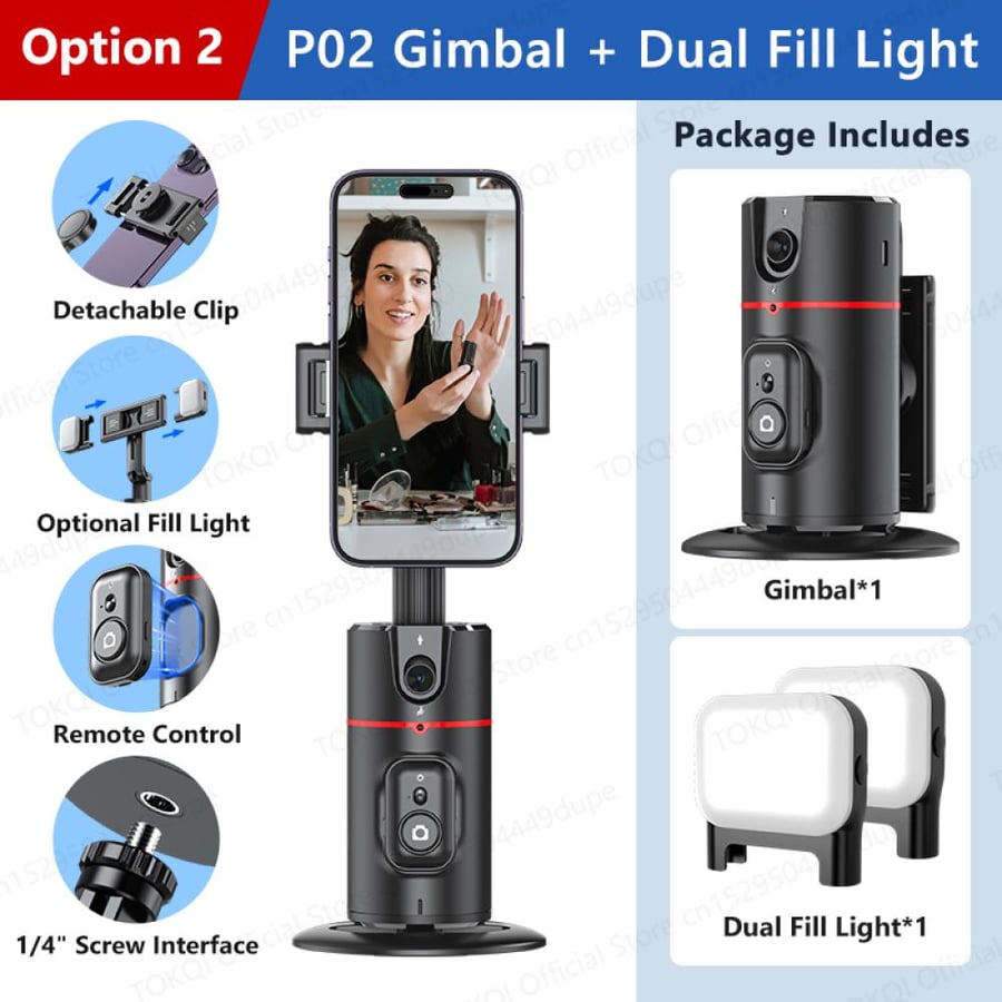 TOKQI 360 Rotation Gimbal