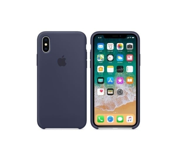 كفر ايفون 13 كحلي سليكون ميدنايت 13 Midnight silicone case for iPhone