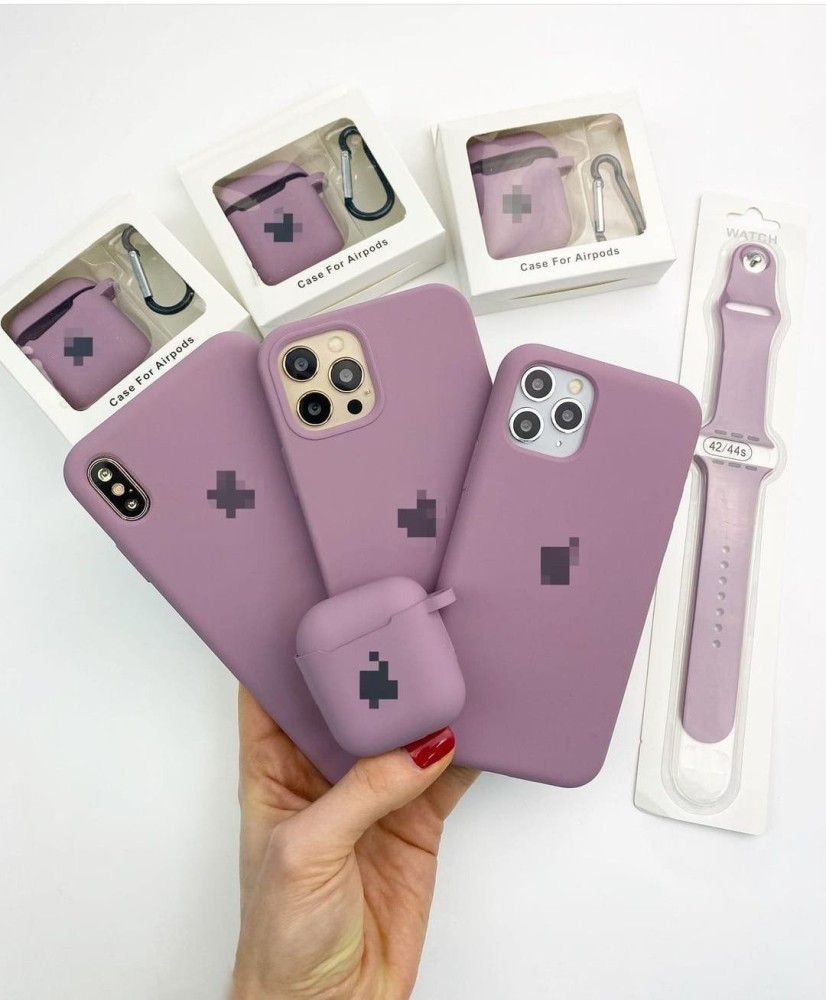 كفر ايفون 14 برو ماكس بنفسجي iPhone 14 pro max Deep Purple Silicone Case