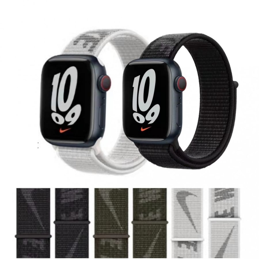 اساور Nike ساعة ابل Nylon Loop Strap nike