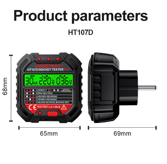 فاحص افياش الكهرب المطور SOCKET TESTER THE NEW