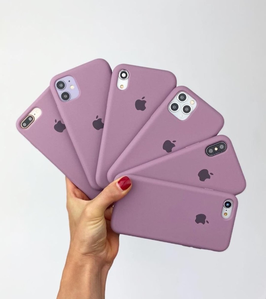 كفر ايفون 14 برو ماكس بنفسجي iPhone 14 pro max Deep Purple Silicone Case
