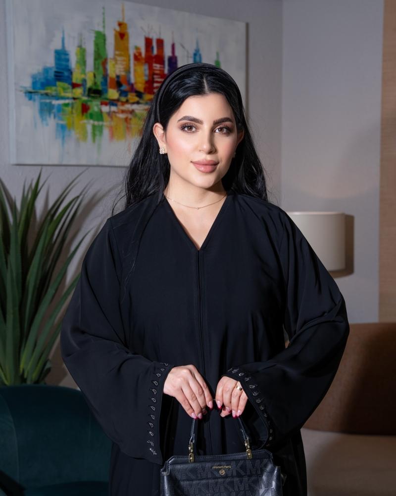 عباية بطرحة قطرات المطر