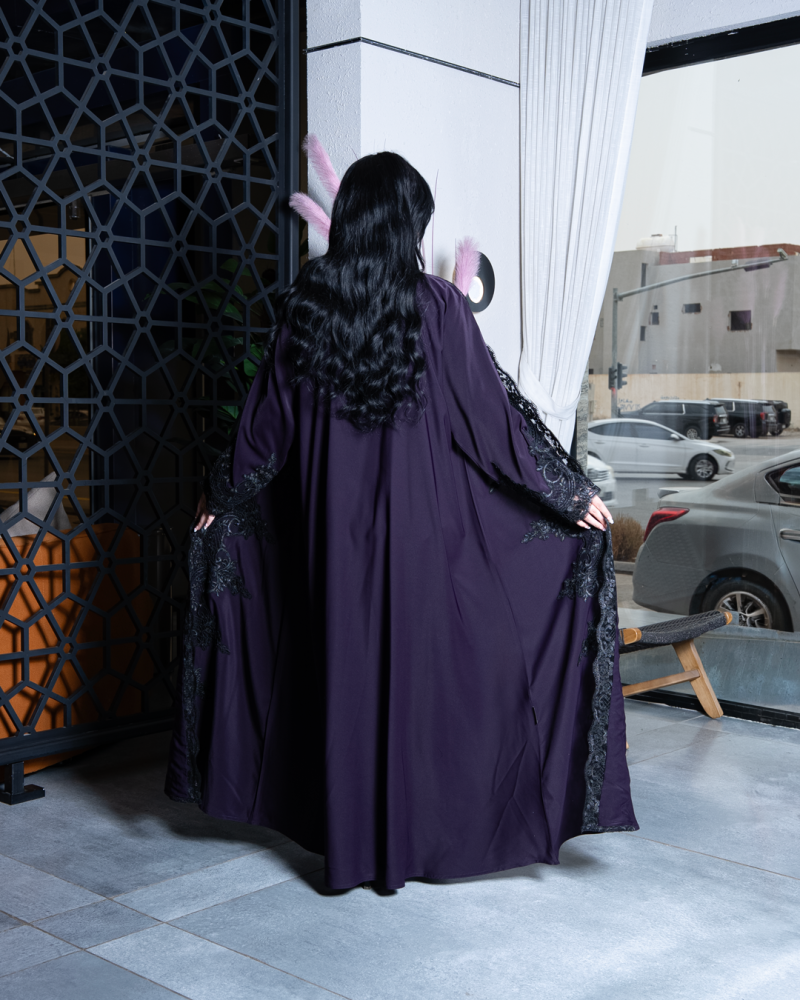 عباية بطرحة فالورا موف بكلفة