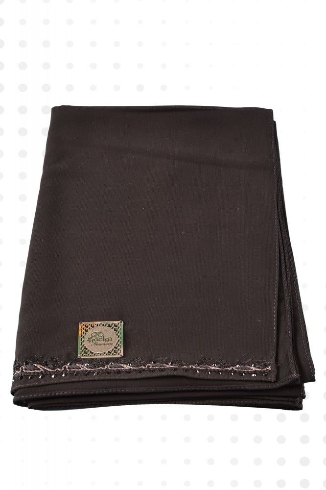 طرحة تطريز يدوي اسود