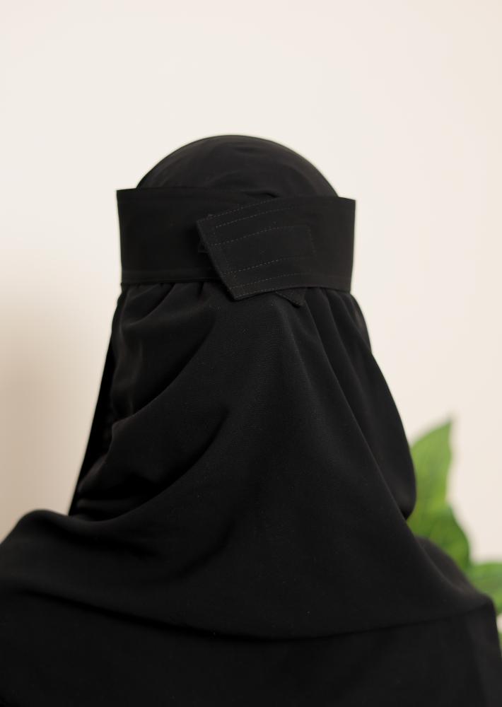 نقاب Logo كرستال فضي لصق